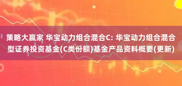 策略大赢家 华宝动力组合混合C: 华宝动力组合混合型证券投资基金(C类份额)基金产品资料概要(更新)